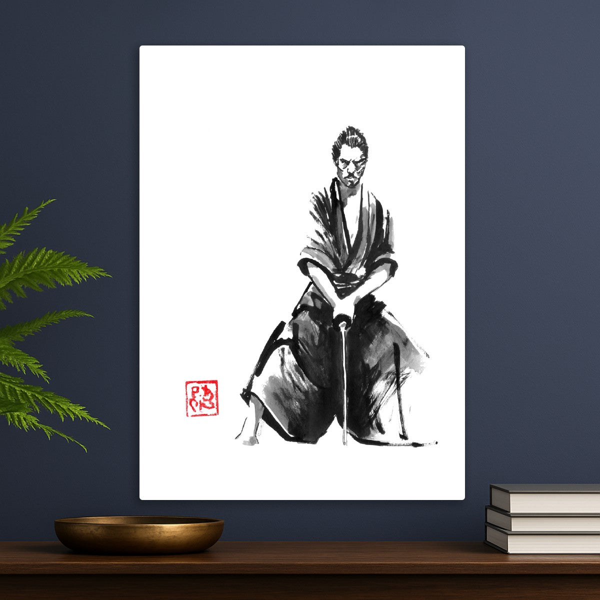 Samurai ready to fight