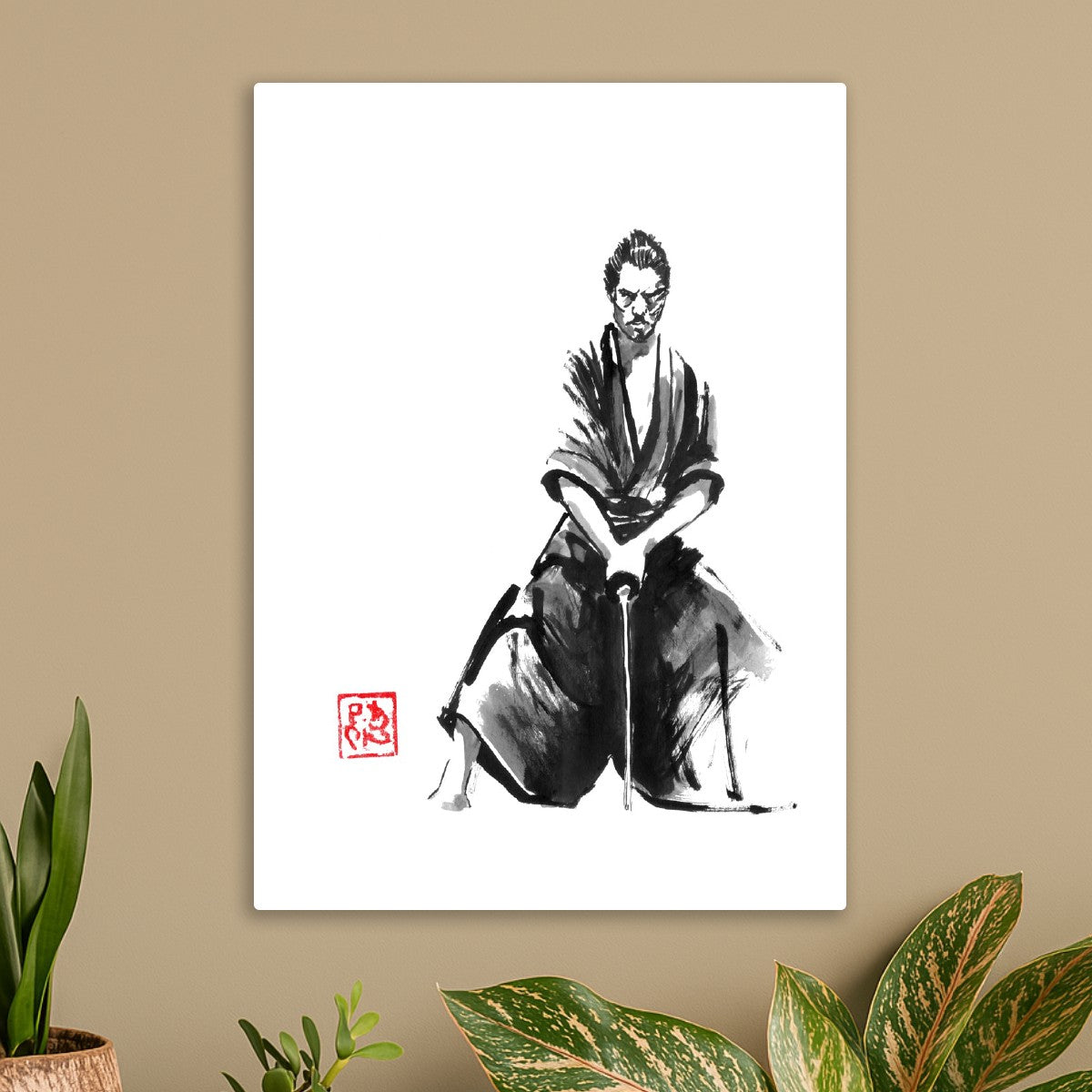 Samurai ready to fight