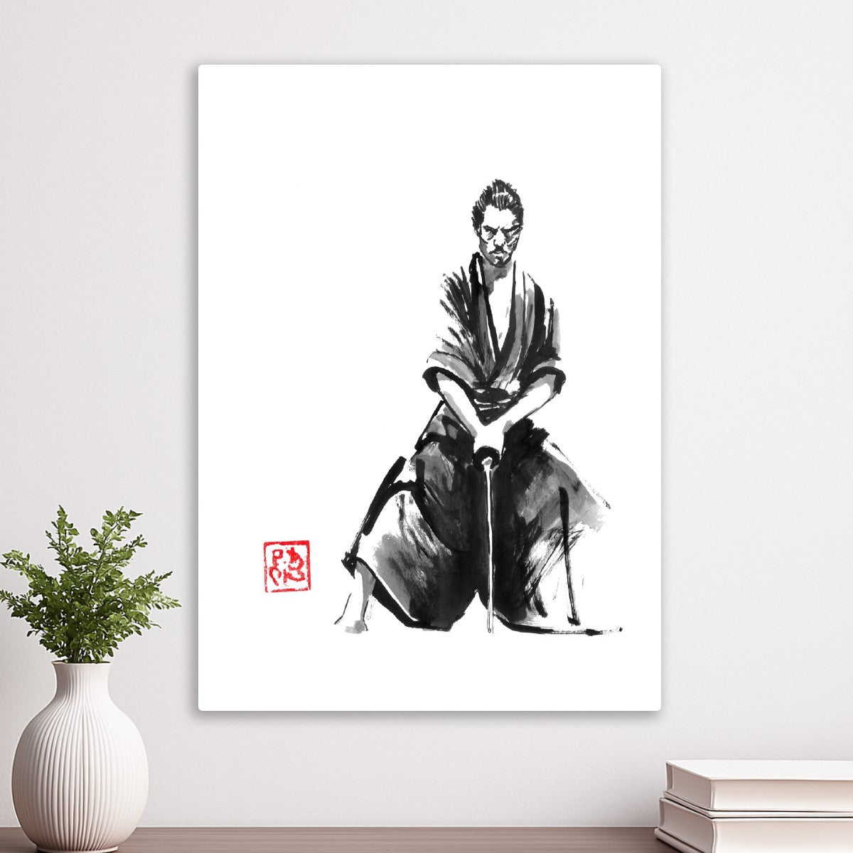 Samurai ready to fight