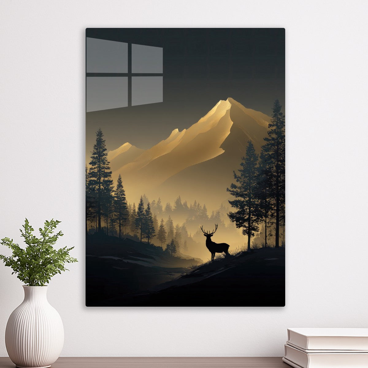 Majestic Stag Silhouette 02