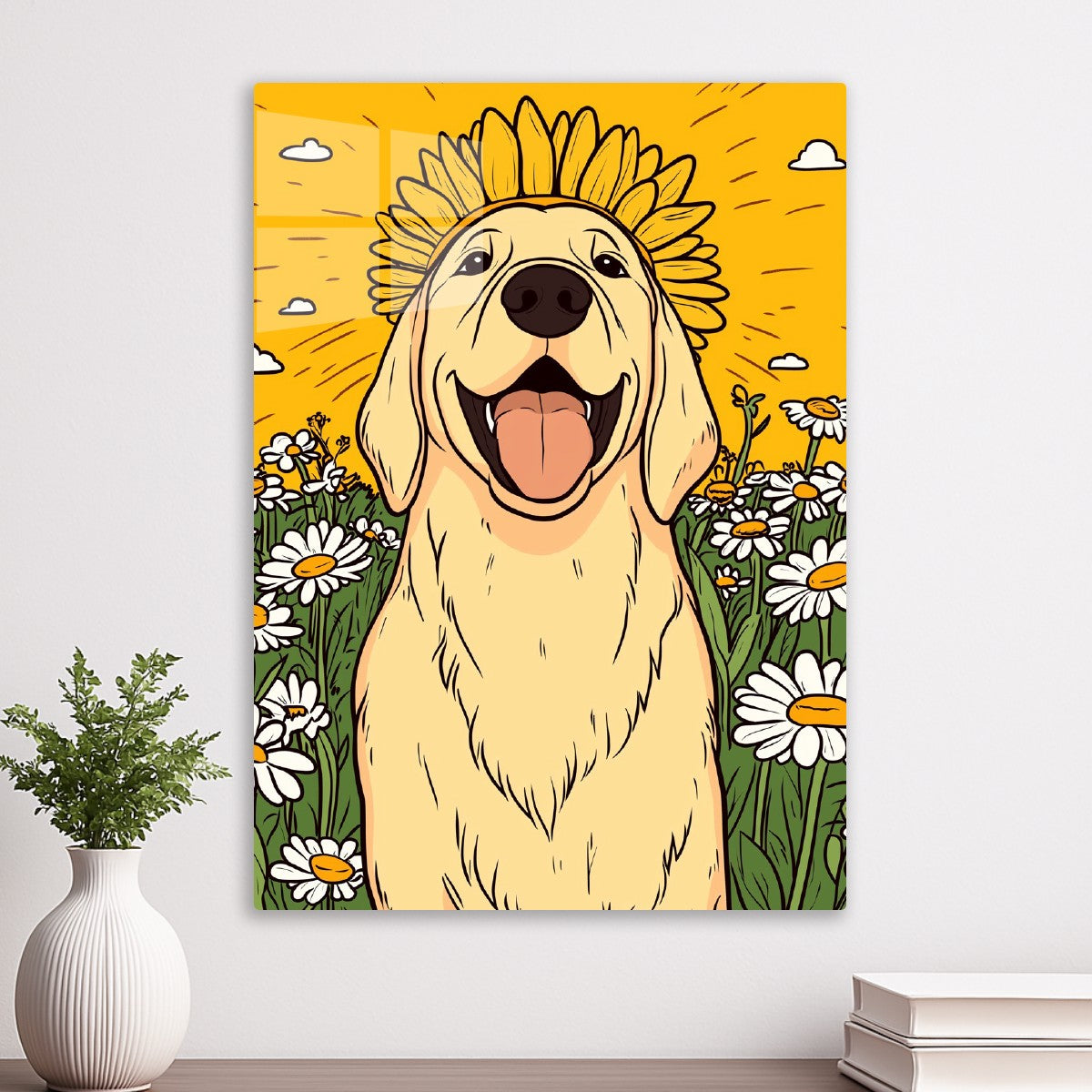 Happy Daisy Retriever