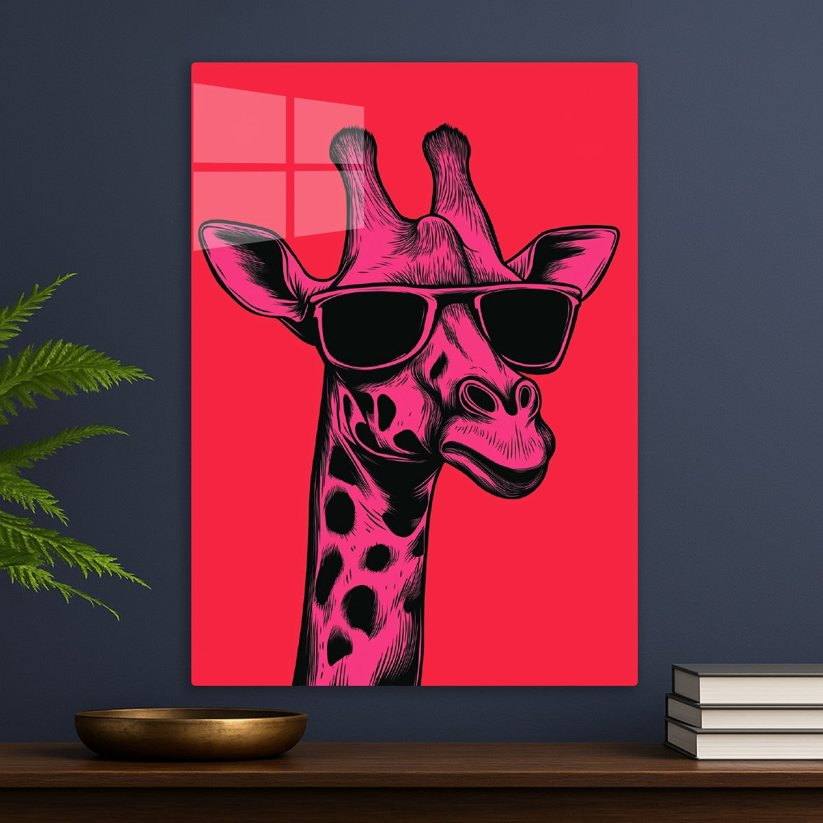 Cool Pink Giraffe