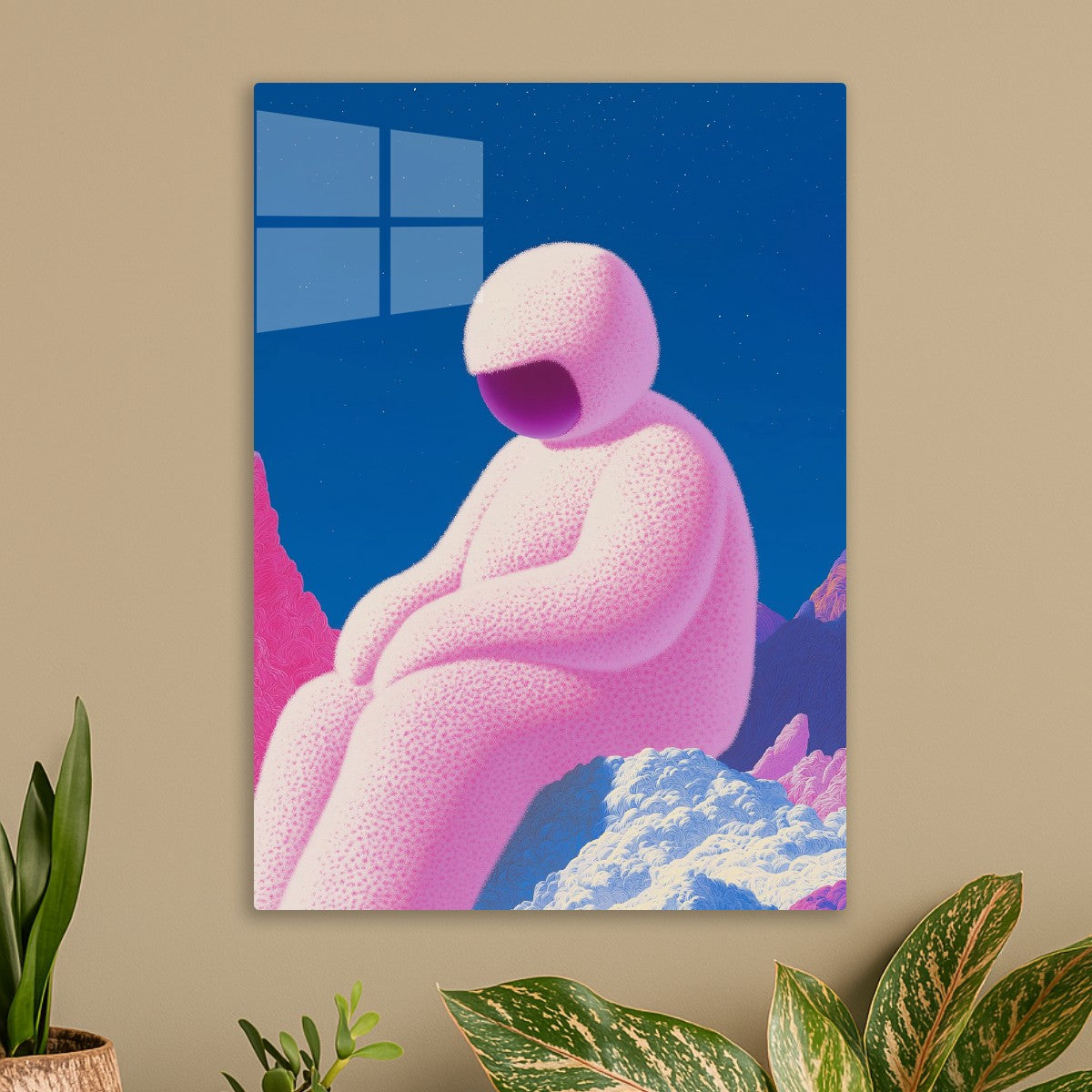 Fluffy Pink Space Giant