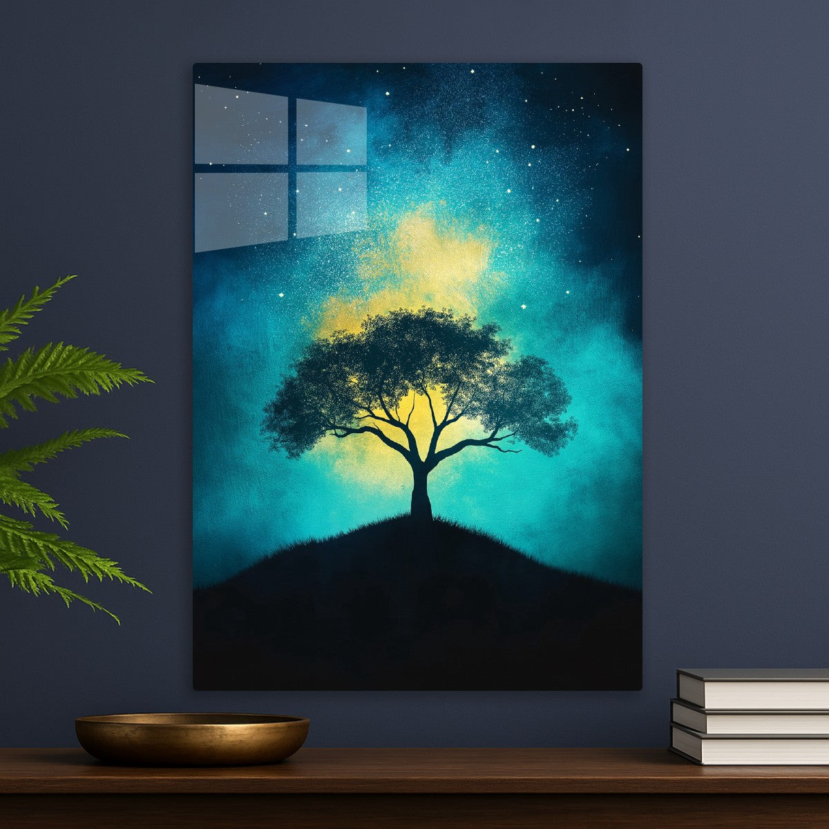 Tree Under Cosmic Light