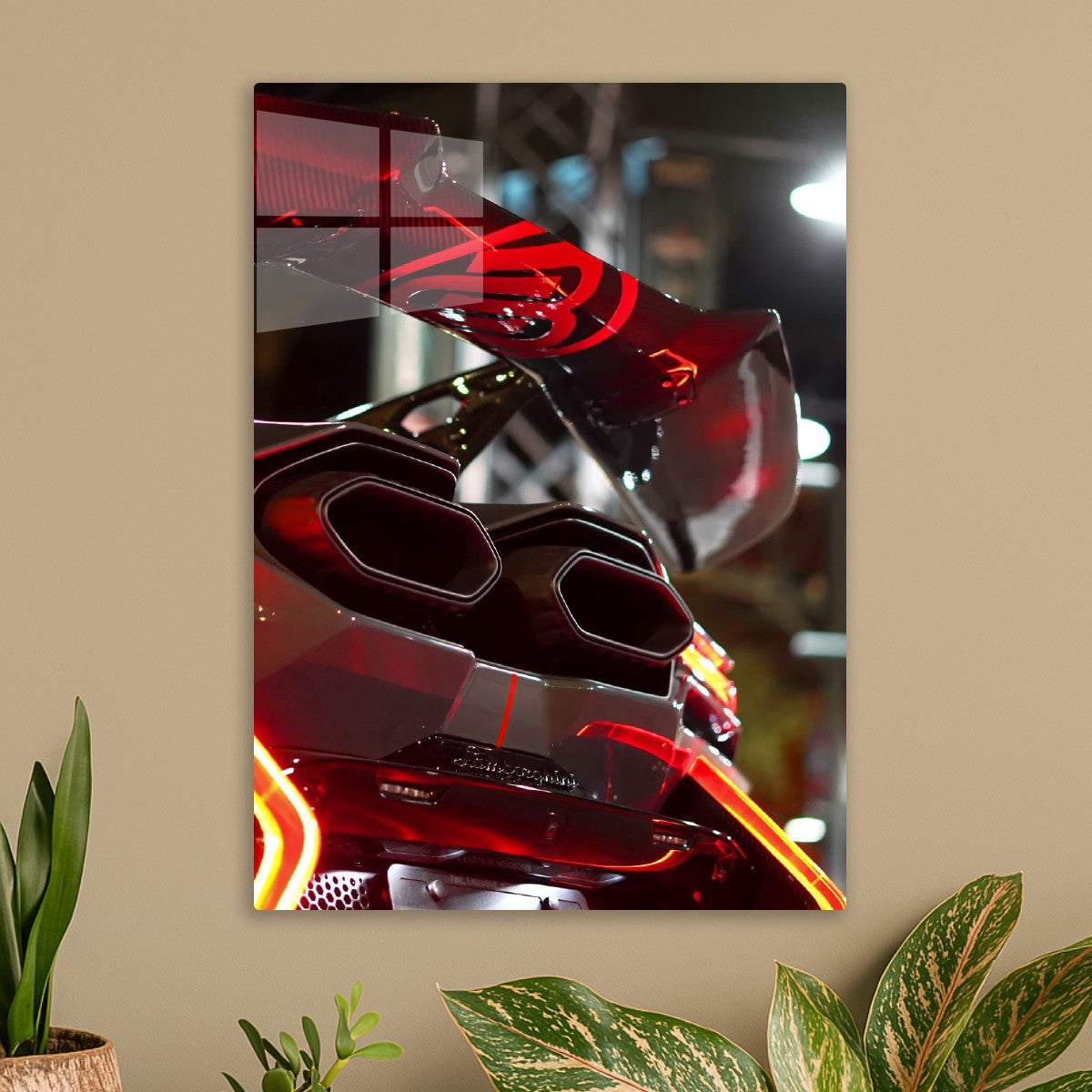 Lambo Exhaust Carbon Detail