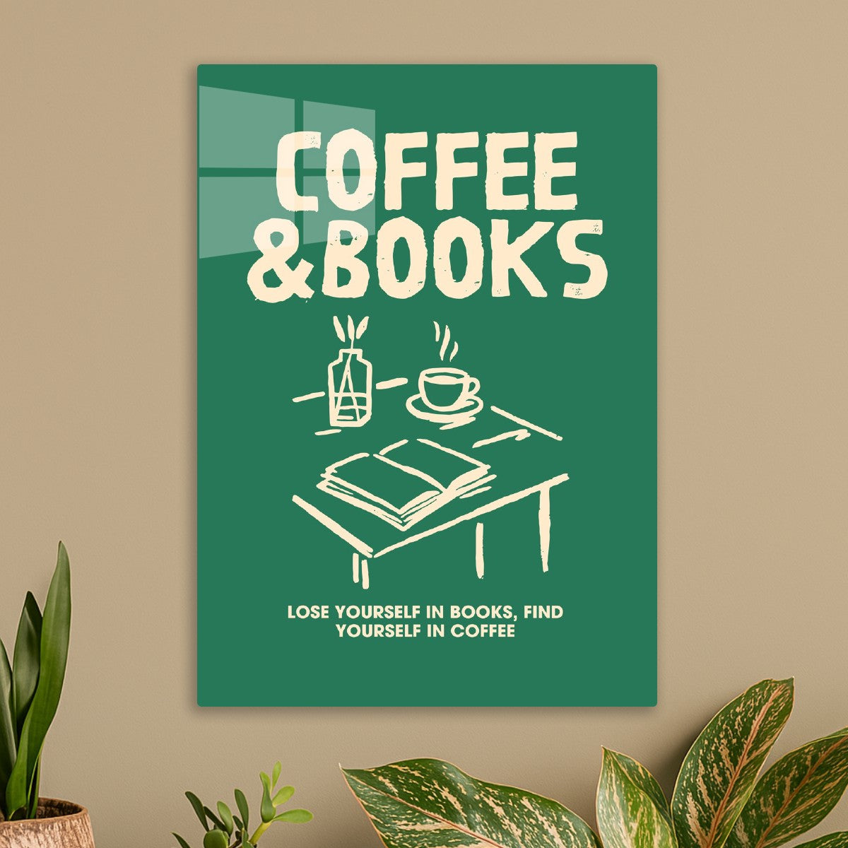 Coffee & Books Inspiration Art