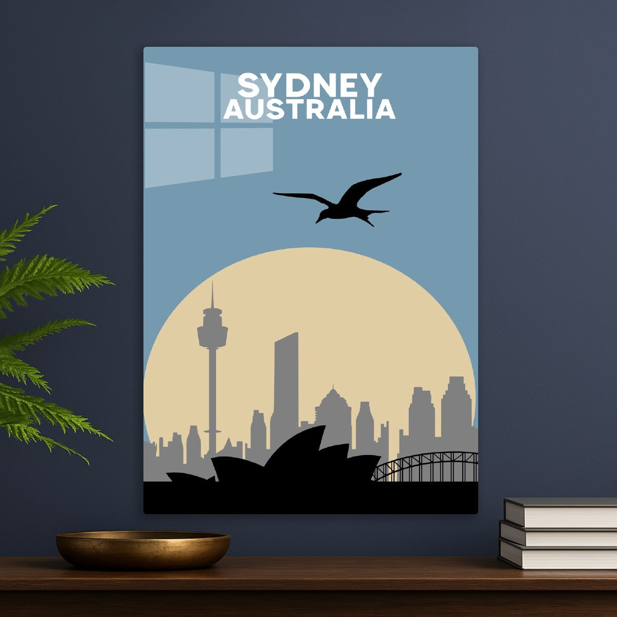 Sydney Skyline Silhouette Art