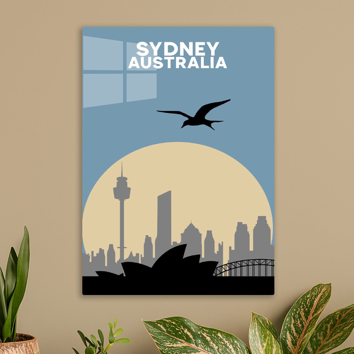 Sydney Skyline Silhouette Art