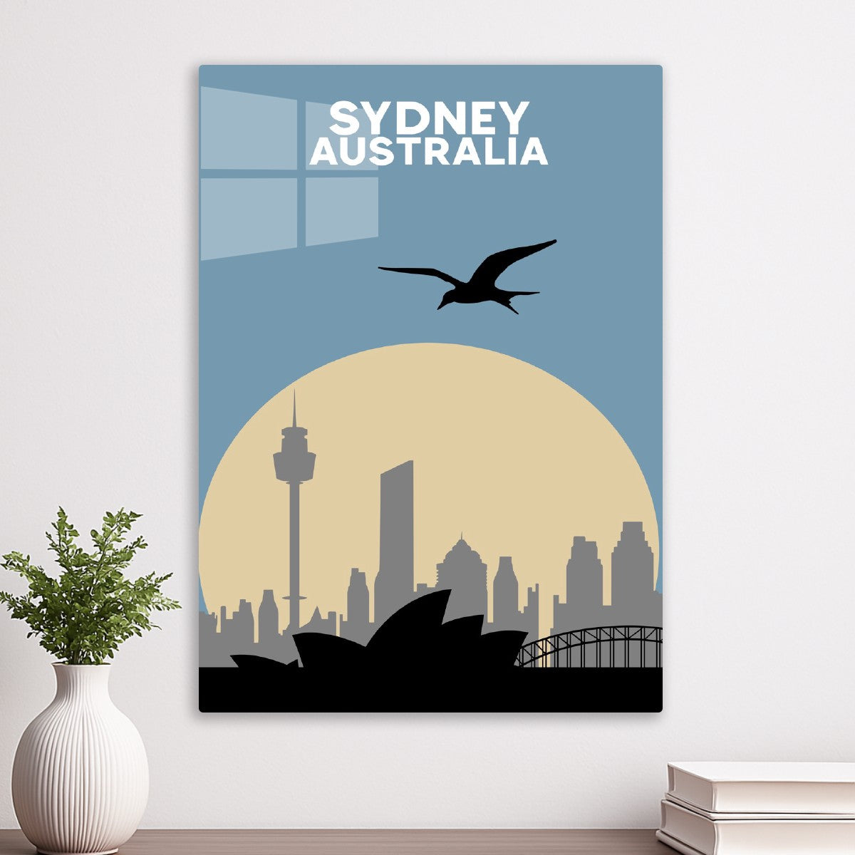 Sydney Skyline Silhouette Art