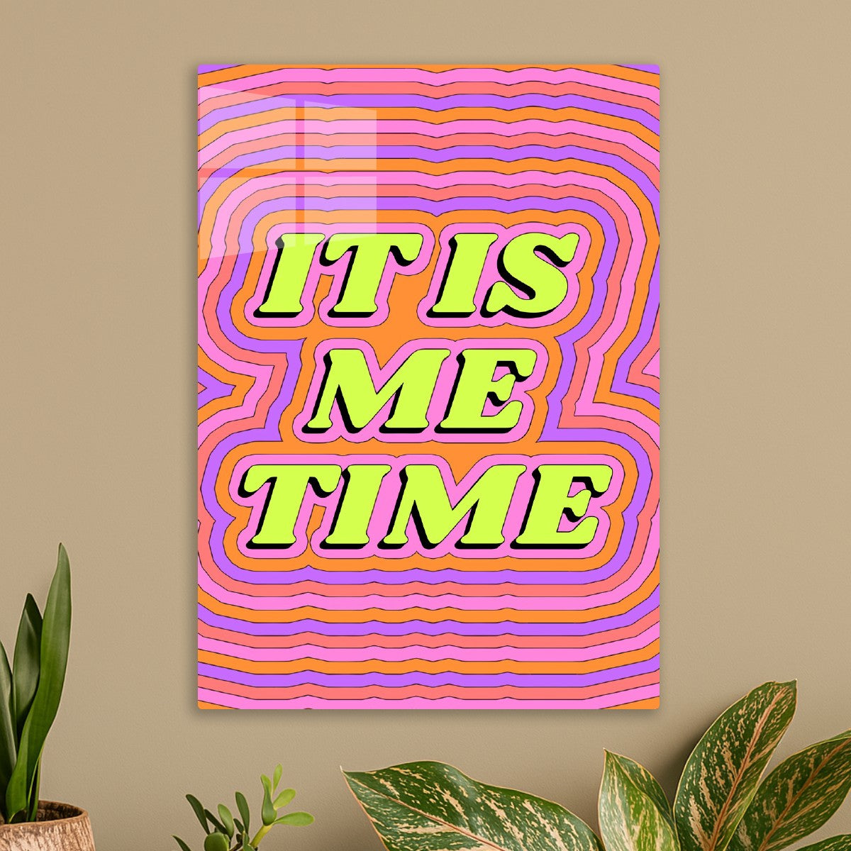 It Is Me Time Psychedelic Art