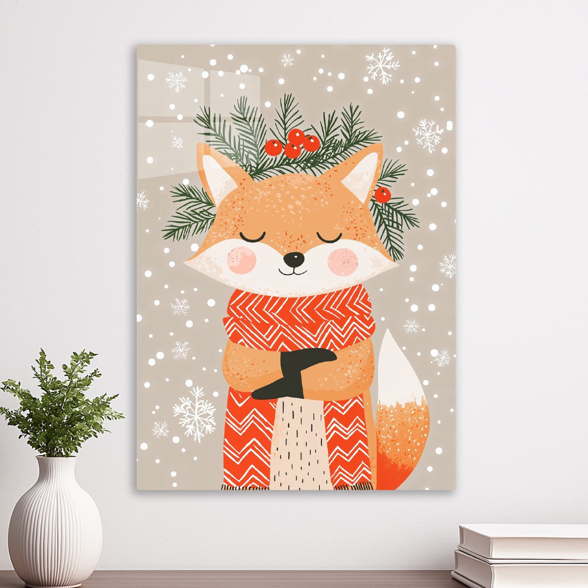 Cute Winter Fox