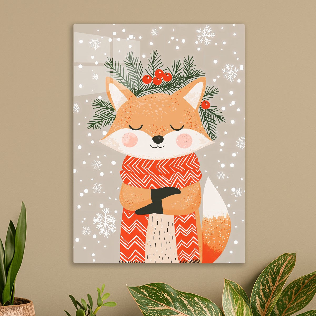 Cute Winter Fox