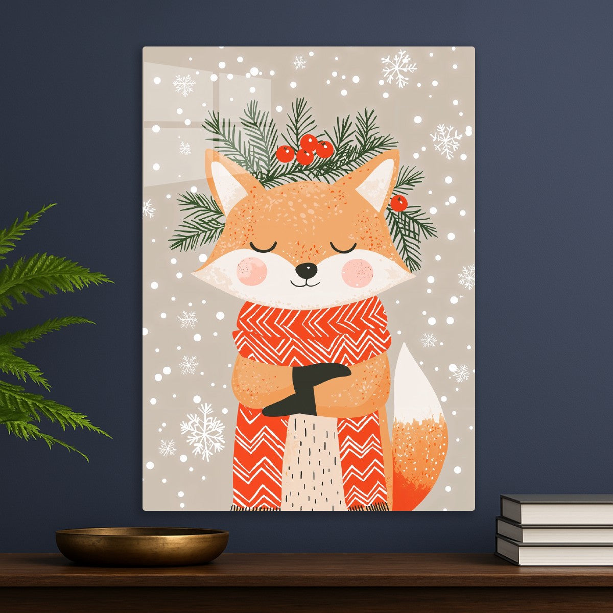 Cute Winter Fox