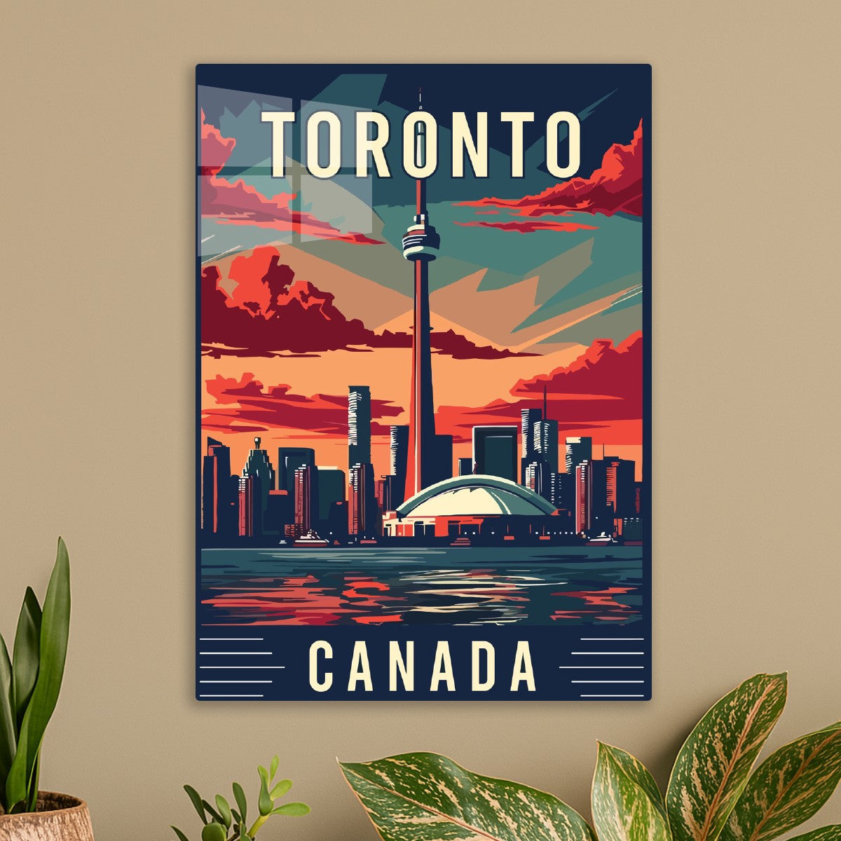 Toronto at Sunset Cityscape