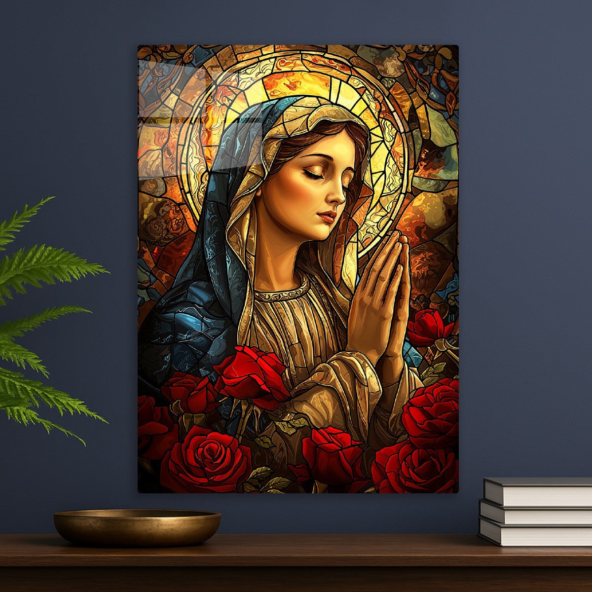 Virgin Mary Stained Glass