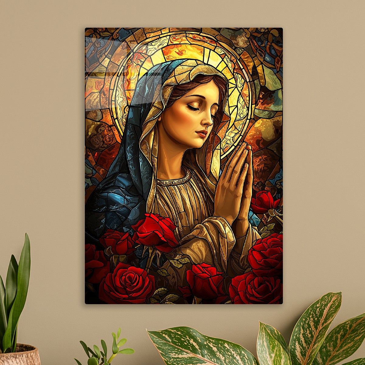 Virgin Mary Stained Glass