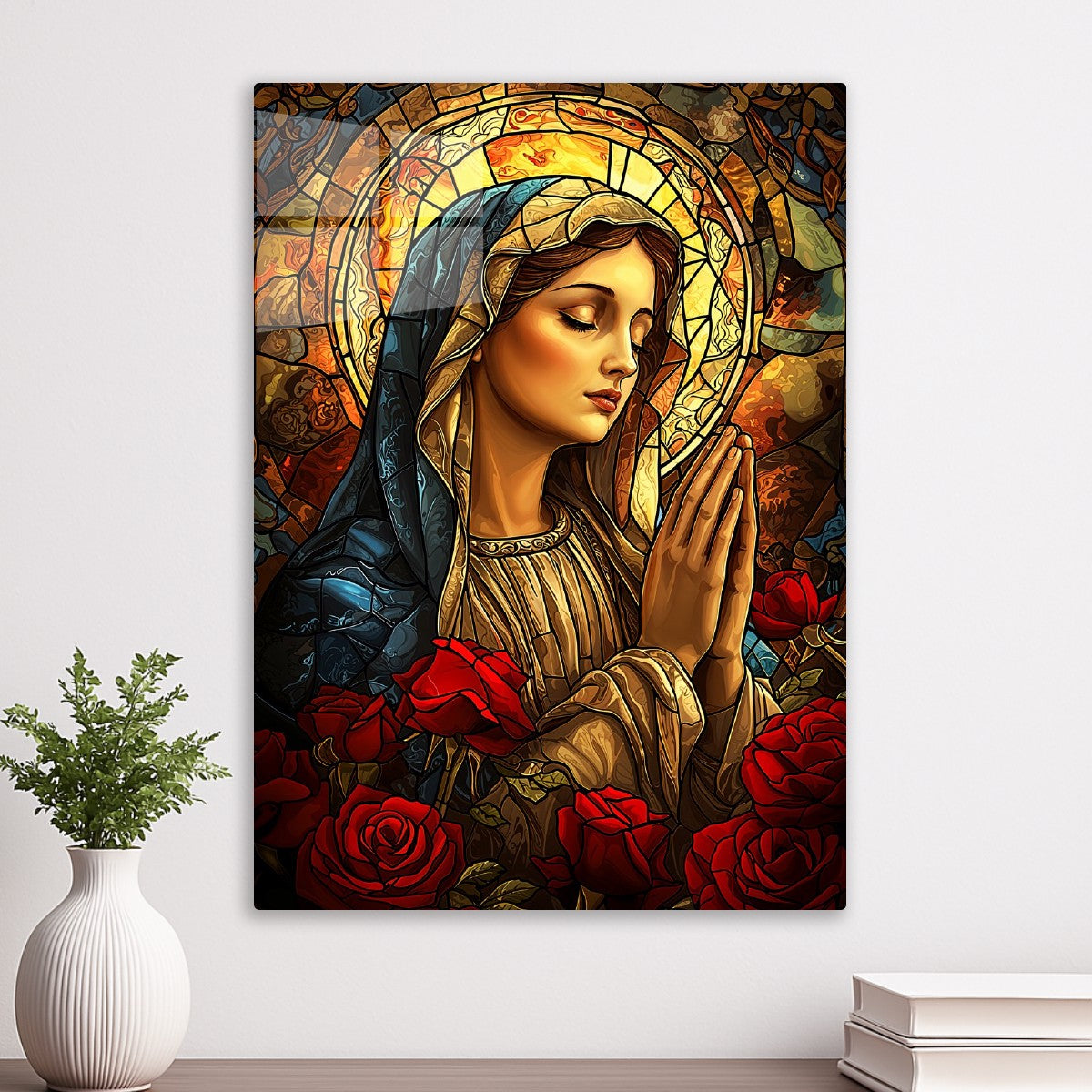 Virgin Mary Stained Glass