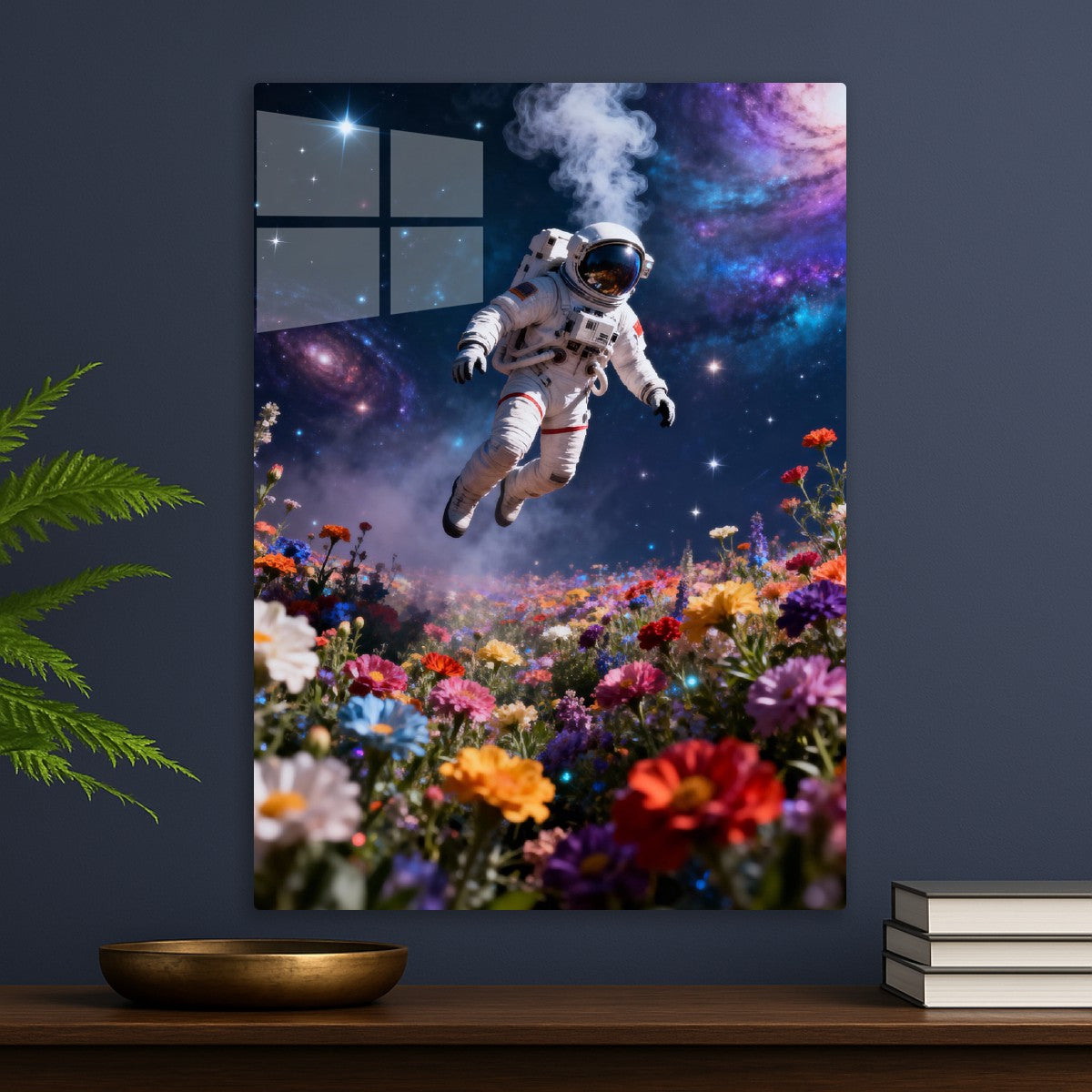 Astronaut Flower Fantasy