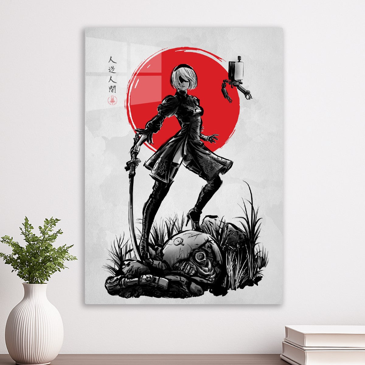 Battle android under the sun, NieR:Automata