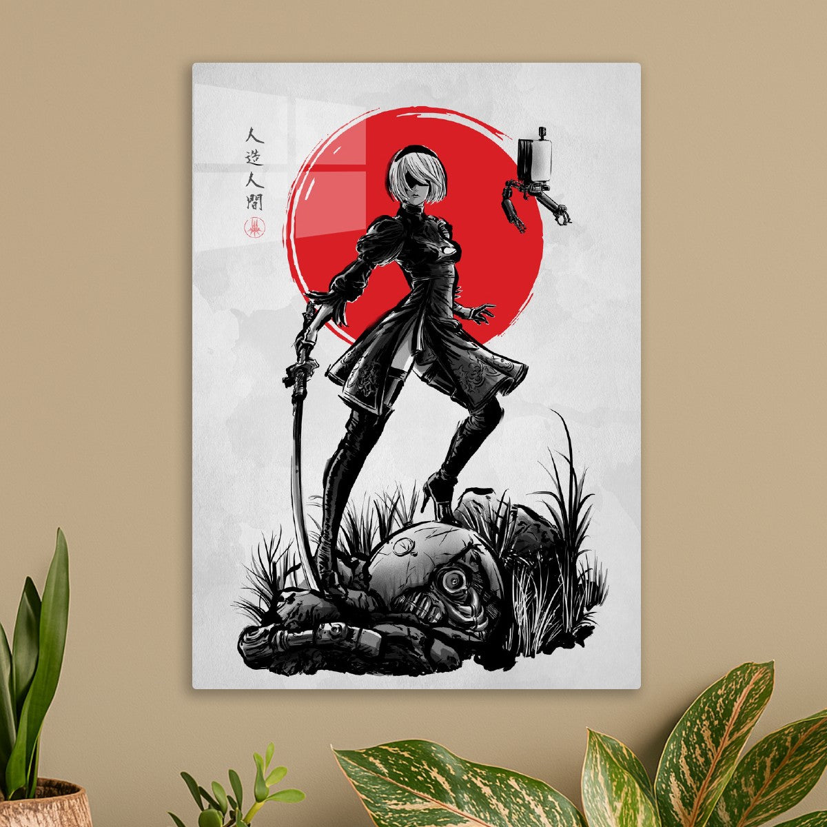 Battle android under the sun, NieR:Automata