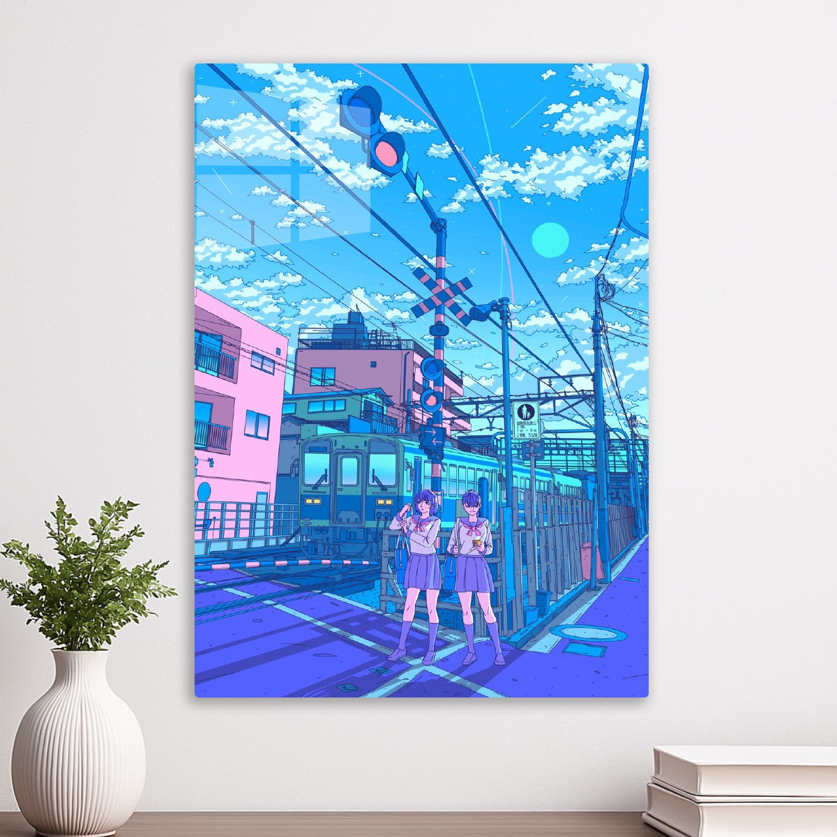 Summer Japanese school girls