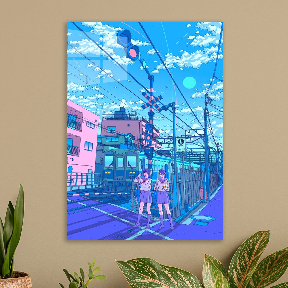 Summer Japanese school girls