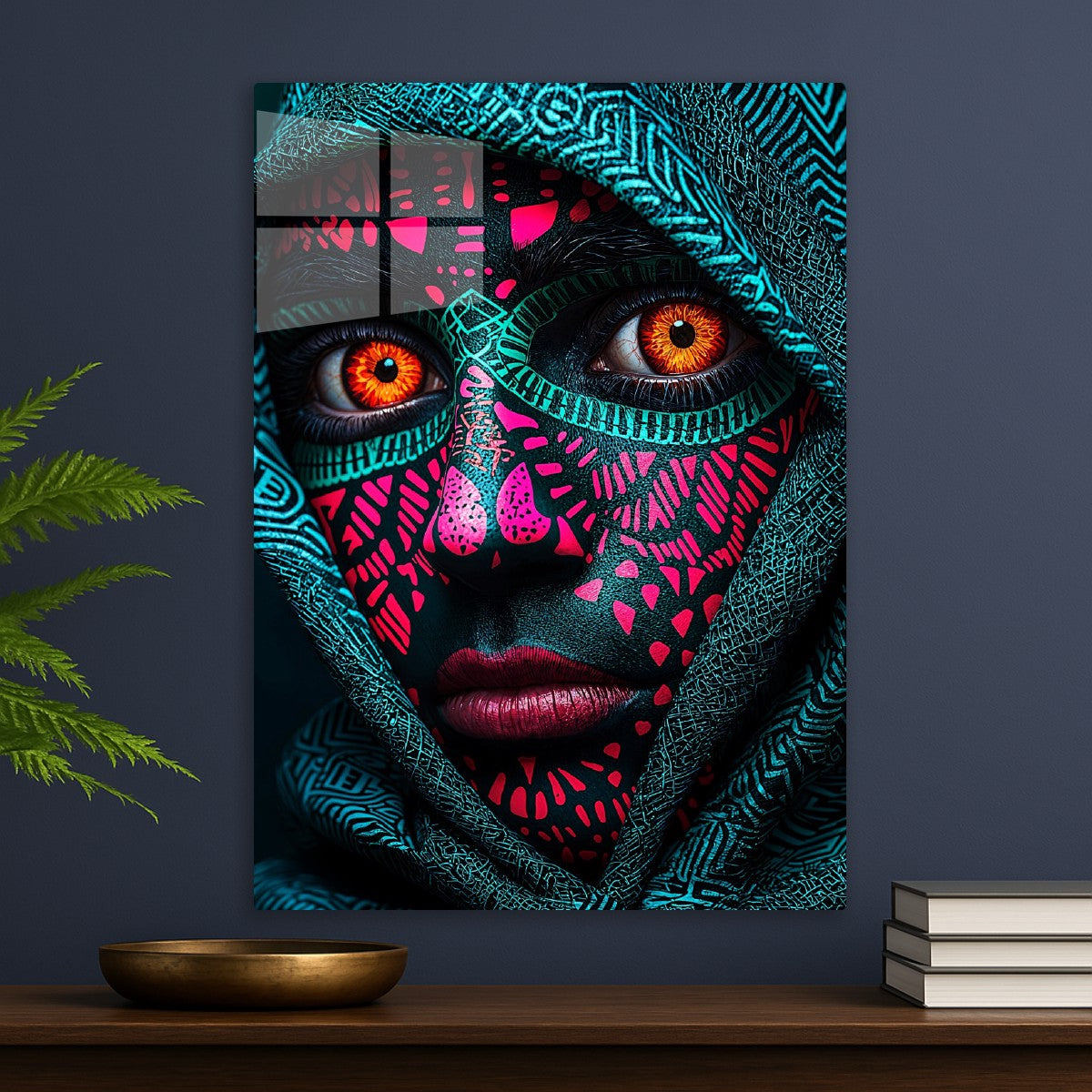 Neon Tribal Face