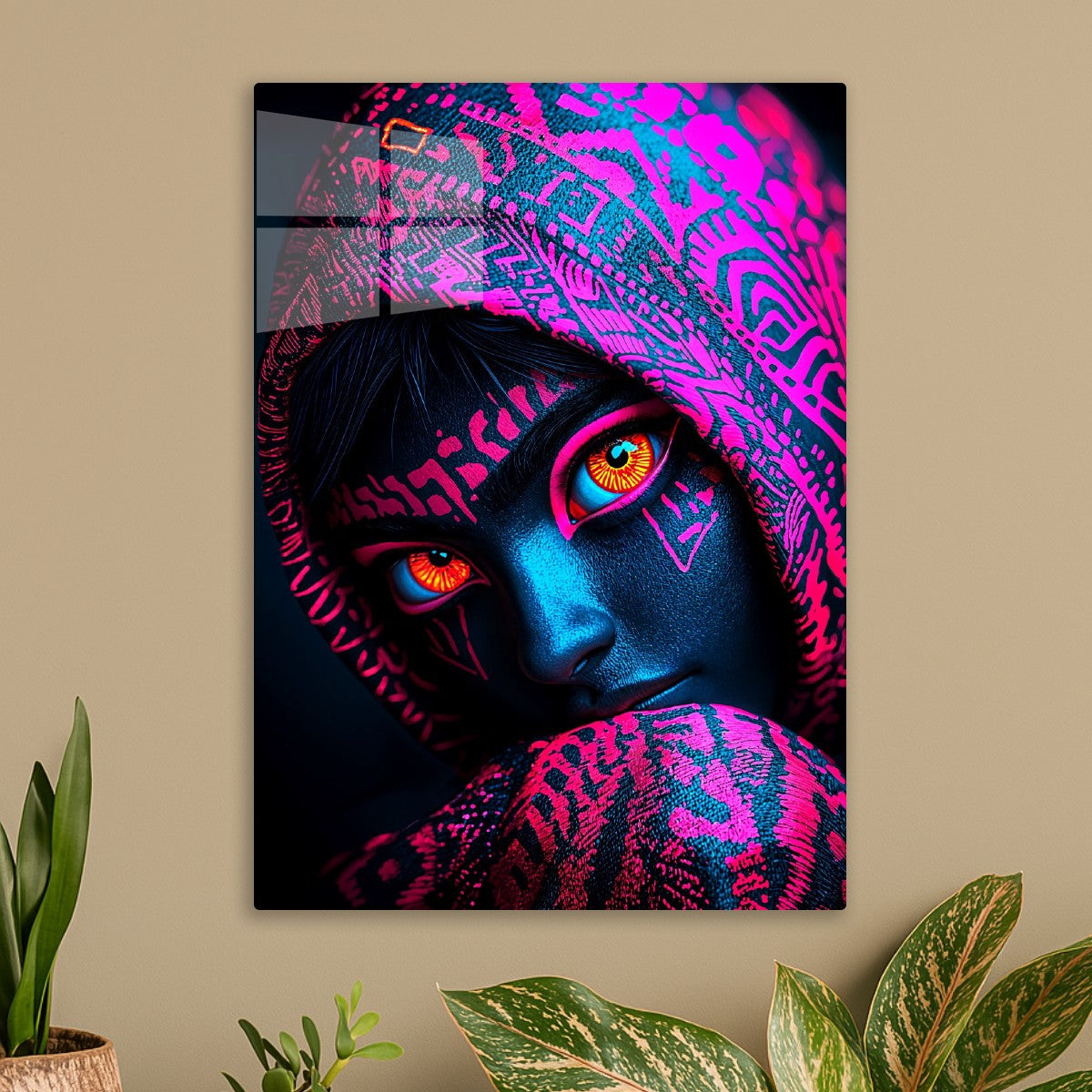 Neon Tribal Masked Gaze