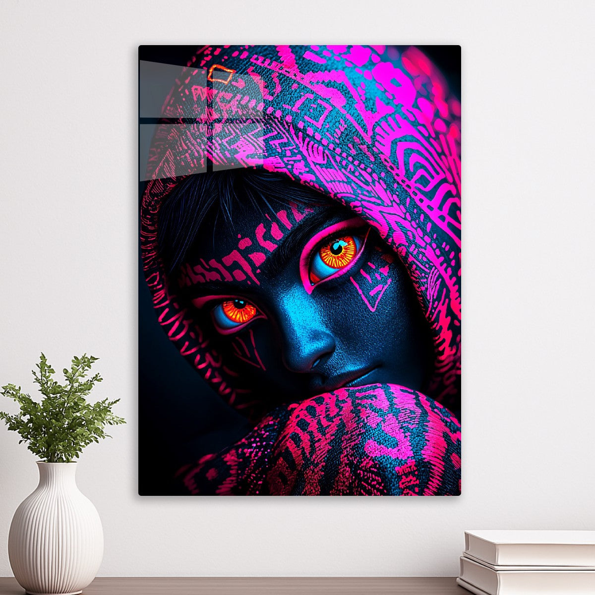 Neon Tribal Masked Gaze
