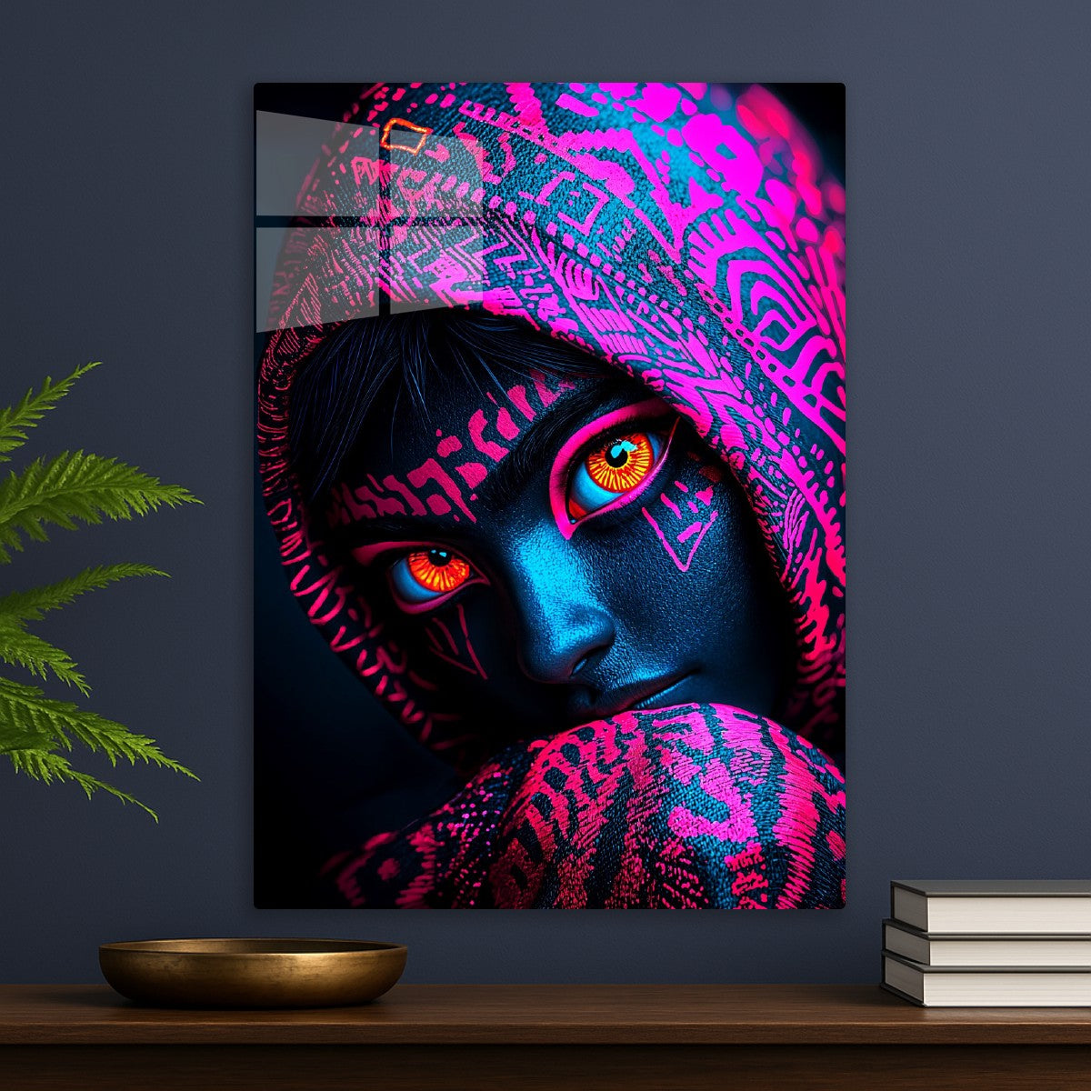 Neon Tribal Masked Gaze
