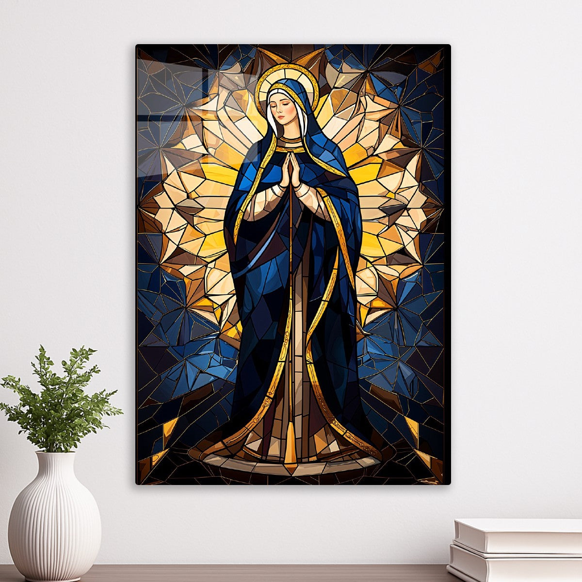 Virgin Mary Stained Glass
