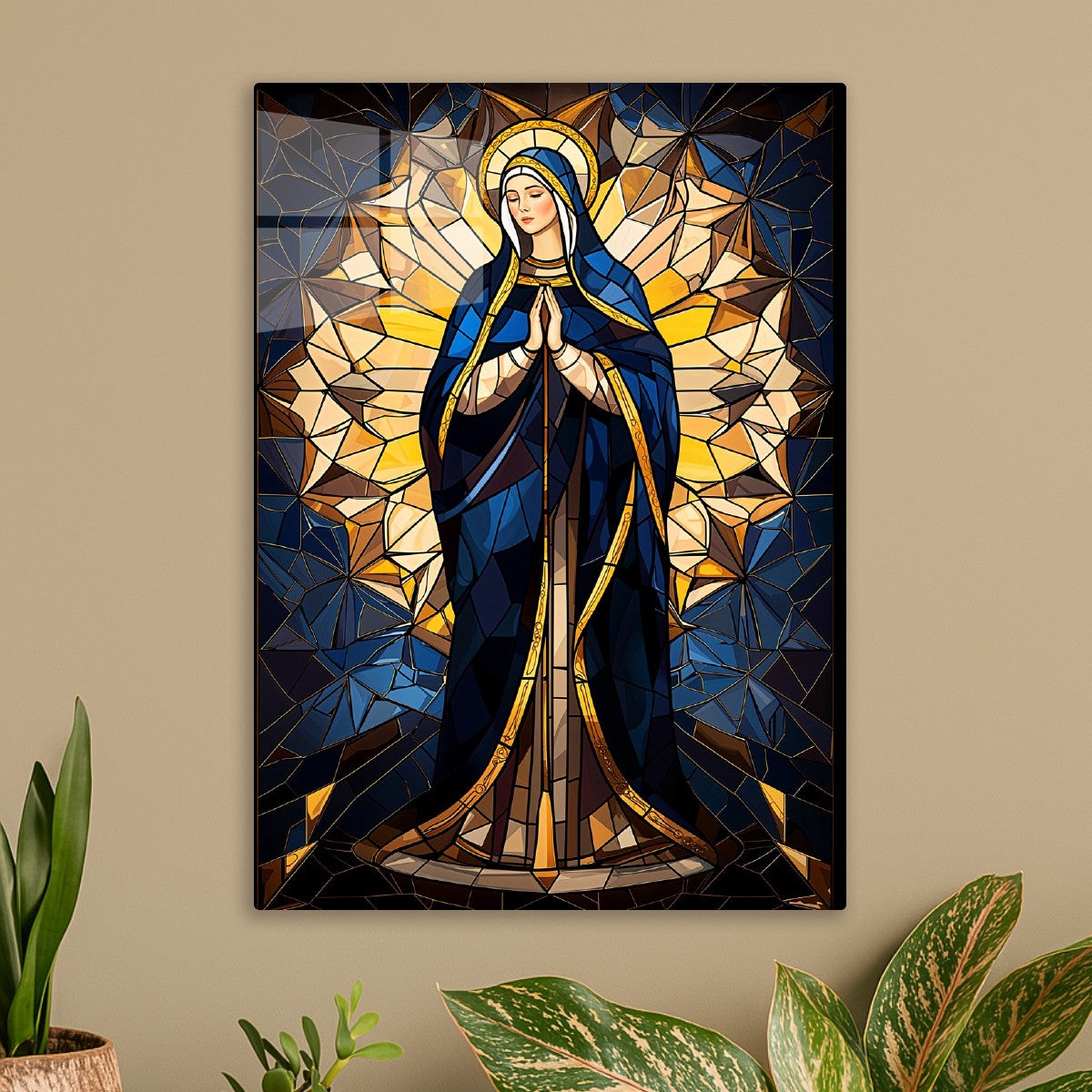 Virgin Mary Stained Glass