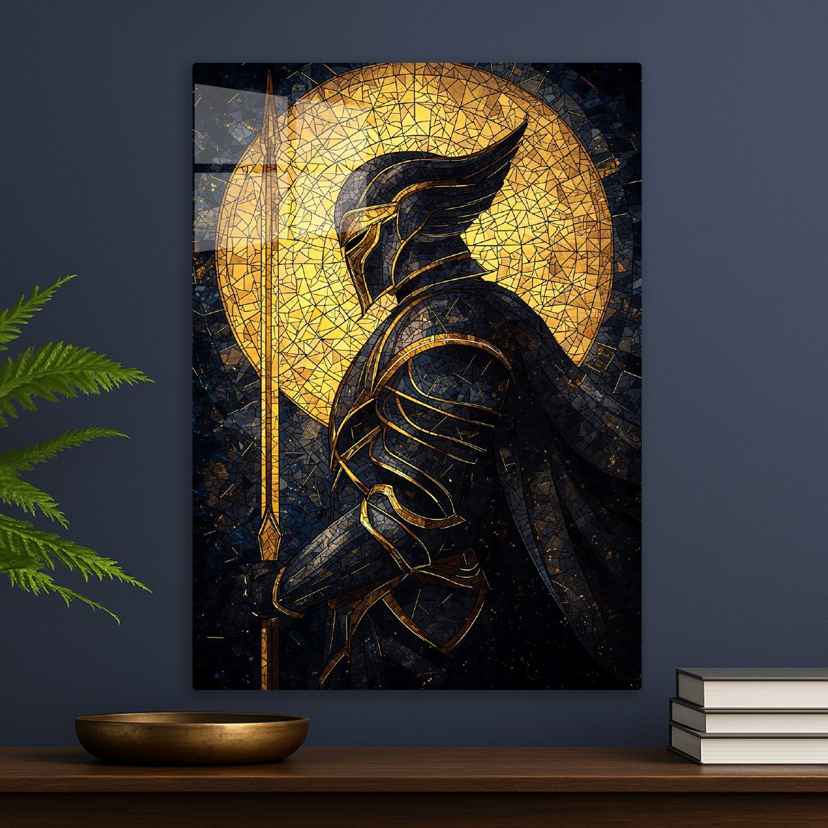 Stained Glass Dark Knight