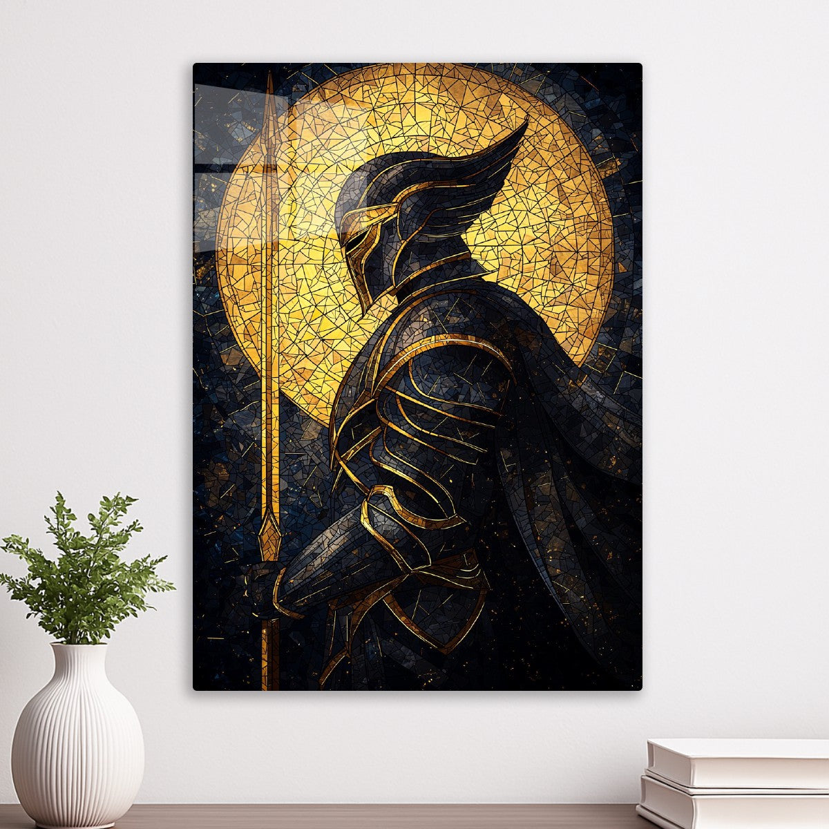 Stained Glass Dark Knight