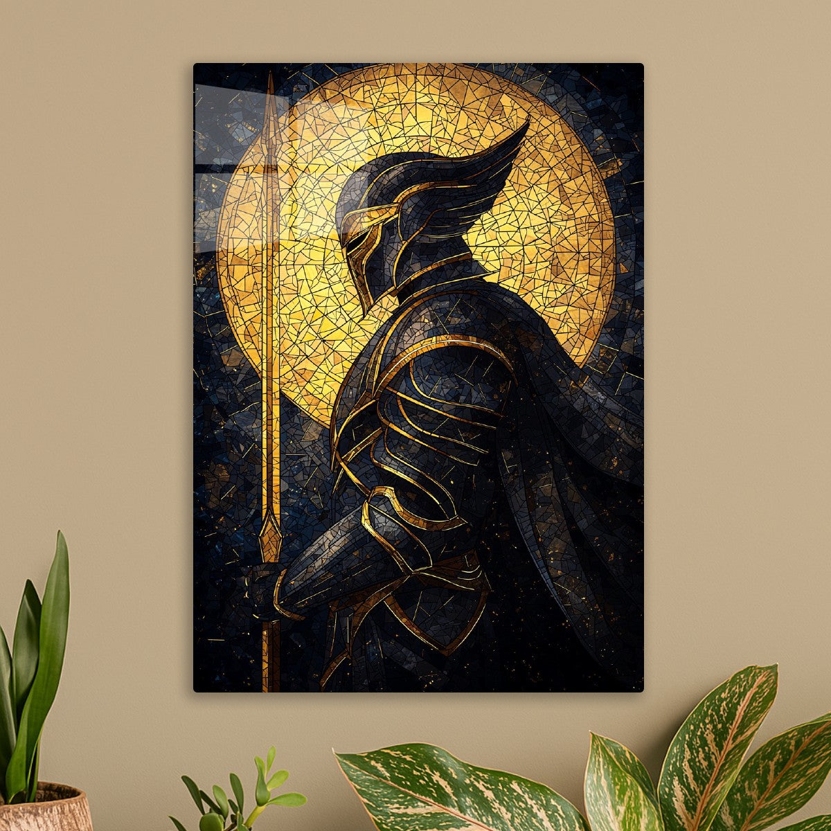 Stained Glass Dark Knight