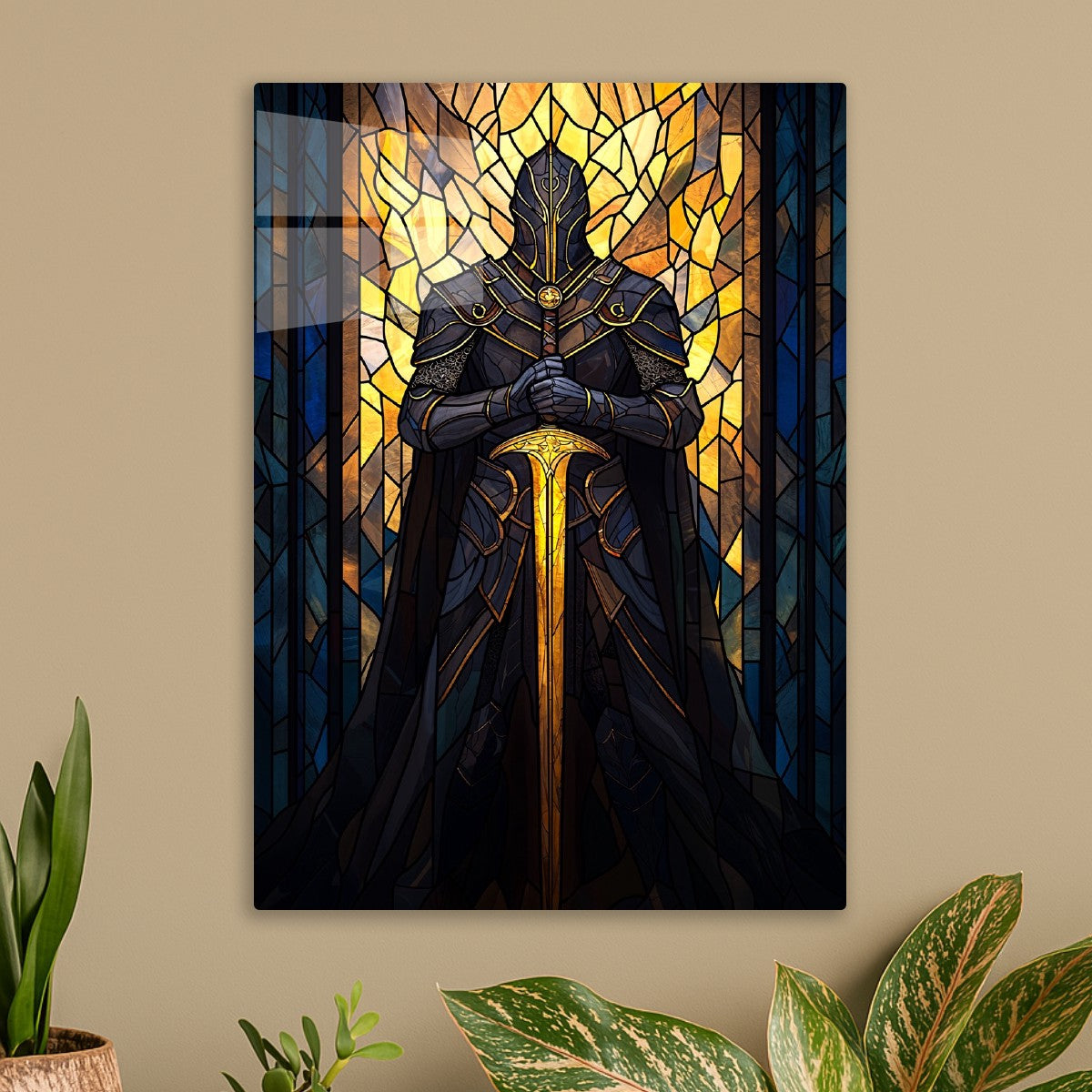 Stained Glass Knight Sword