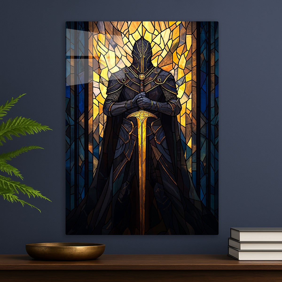 Stained Glass Knight Sword