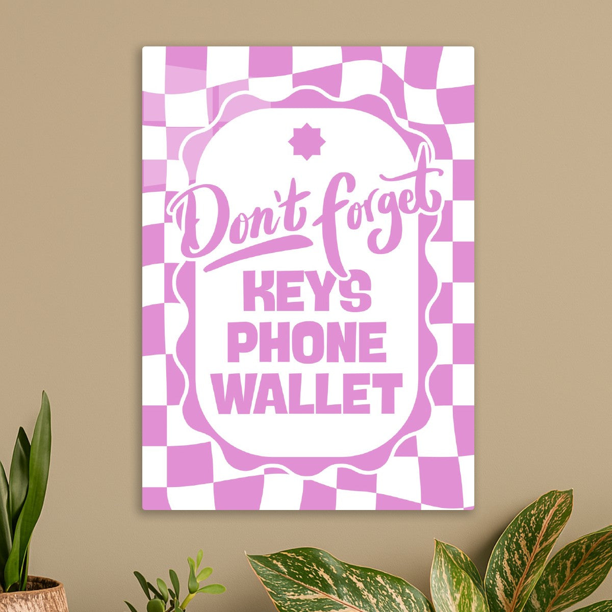 Don’t Forget Keys Phone Wallet