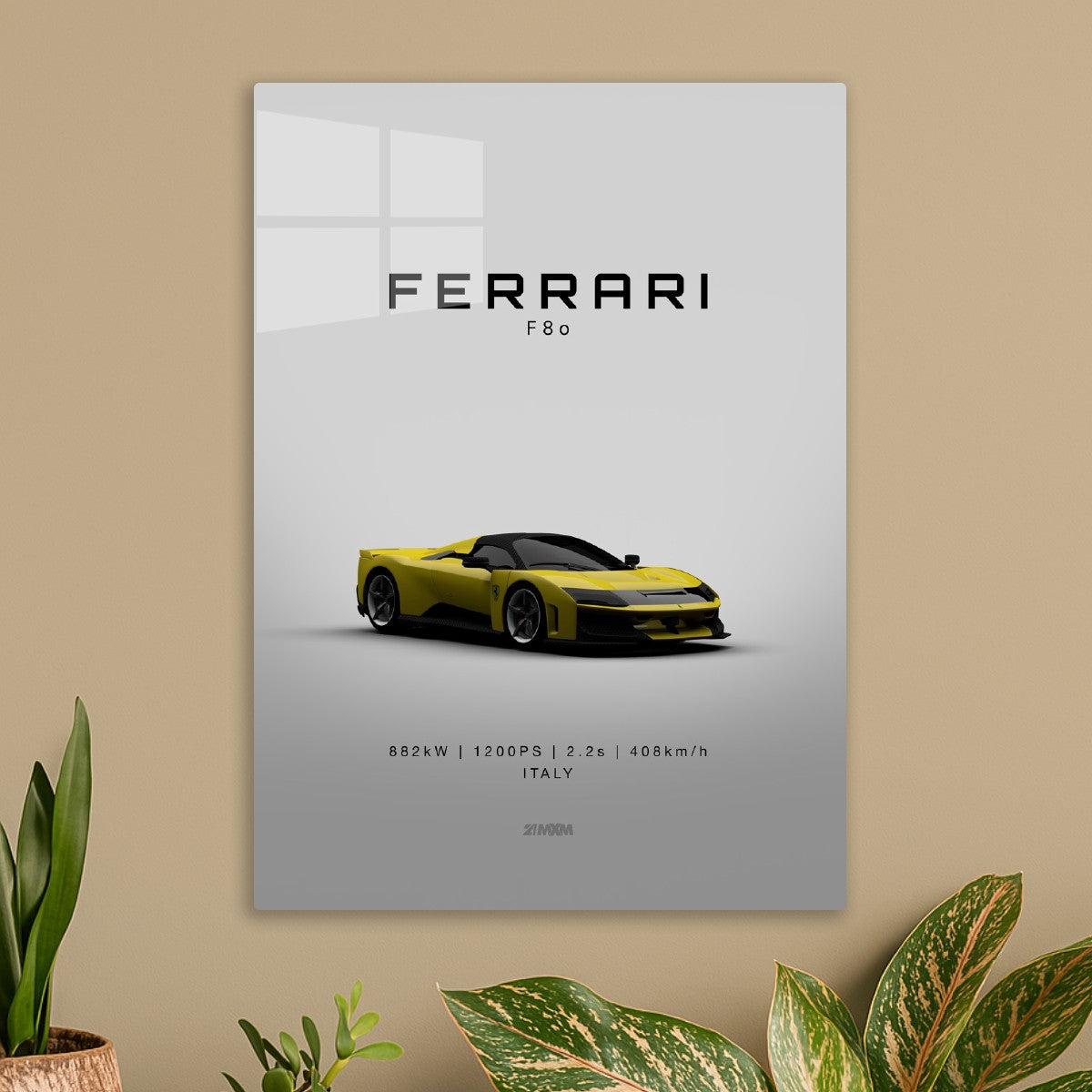 Ferrari F80 Yellow