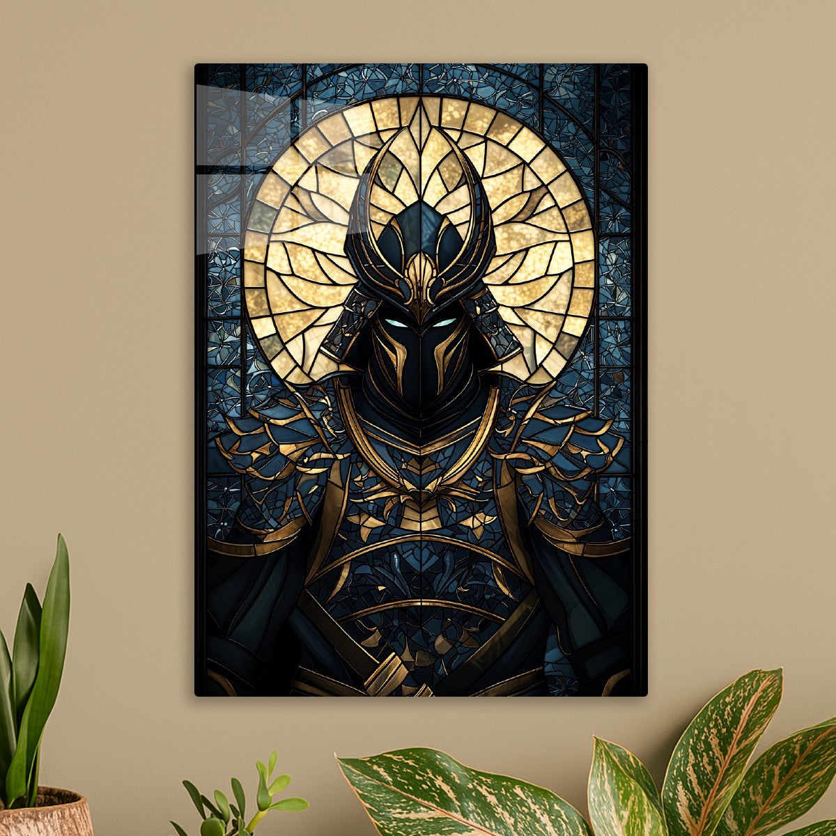 Dark Knight Stained Glass