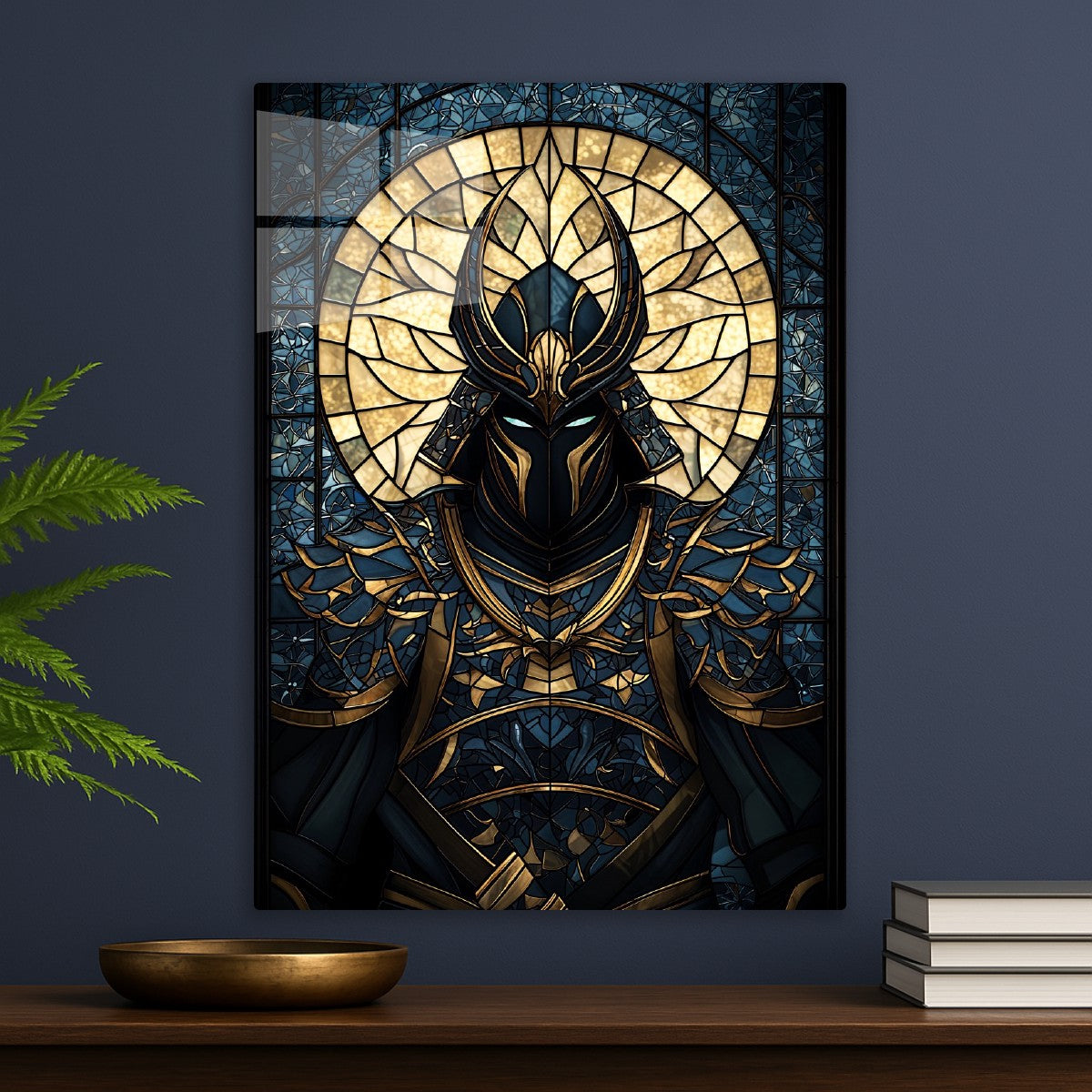 Dark Knight Stained Glass