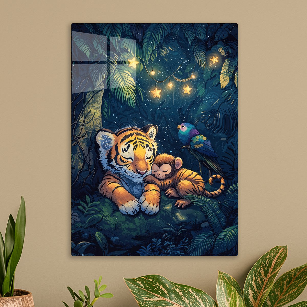 Jungle Friends Sleeping