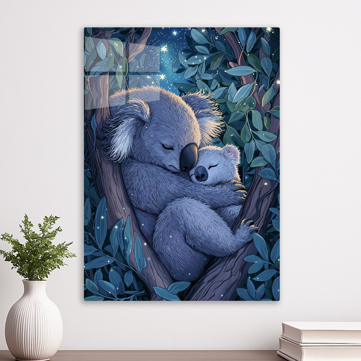 Sleeping Koala and Baby