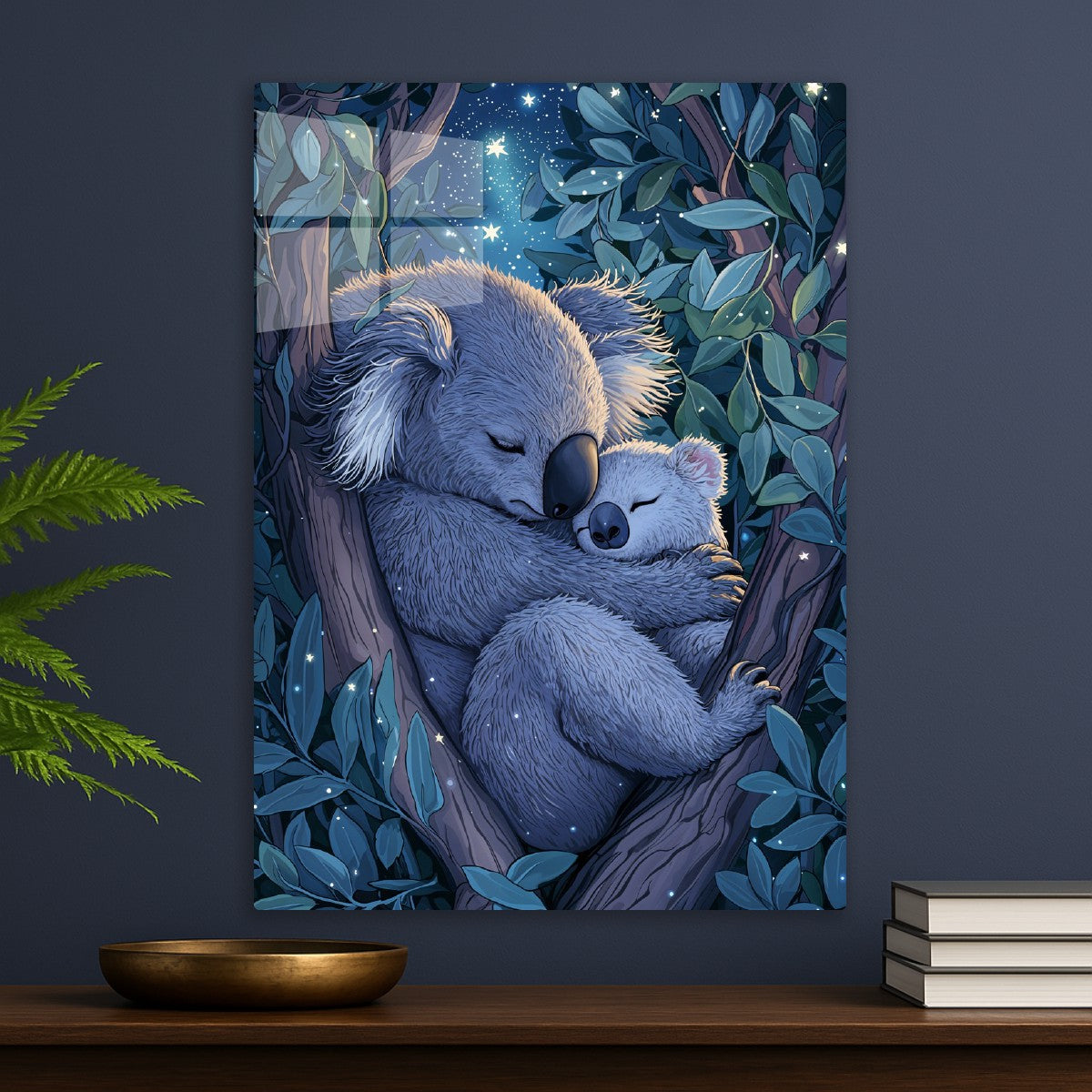 Sleeping Koala and Baby