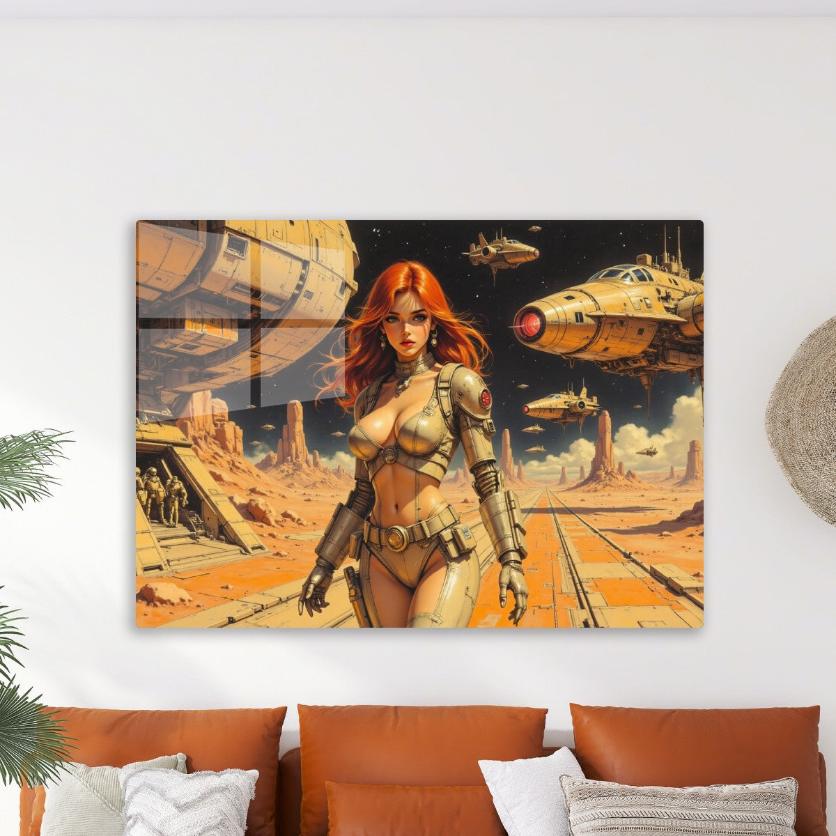 Retro Spacecraft Pinup