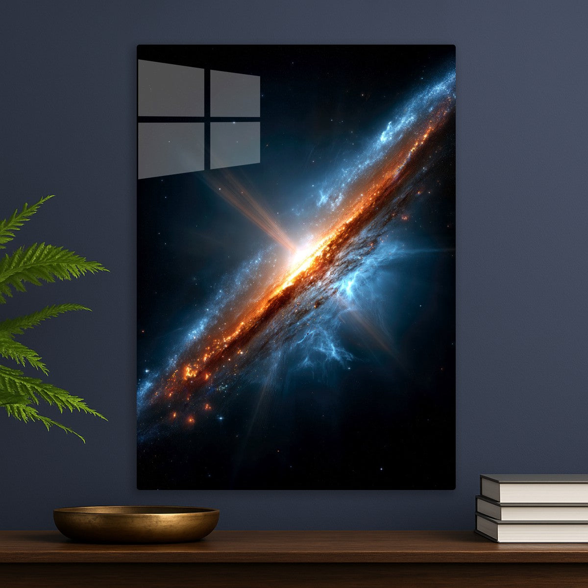 Glowing Massive Galaxy