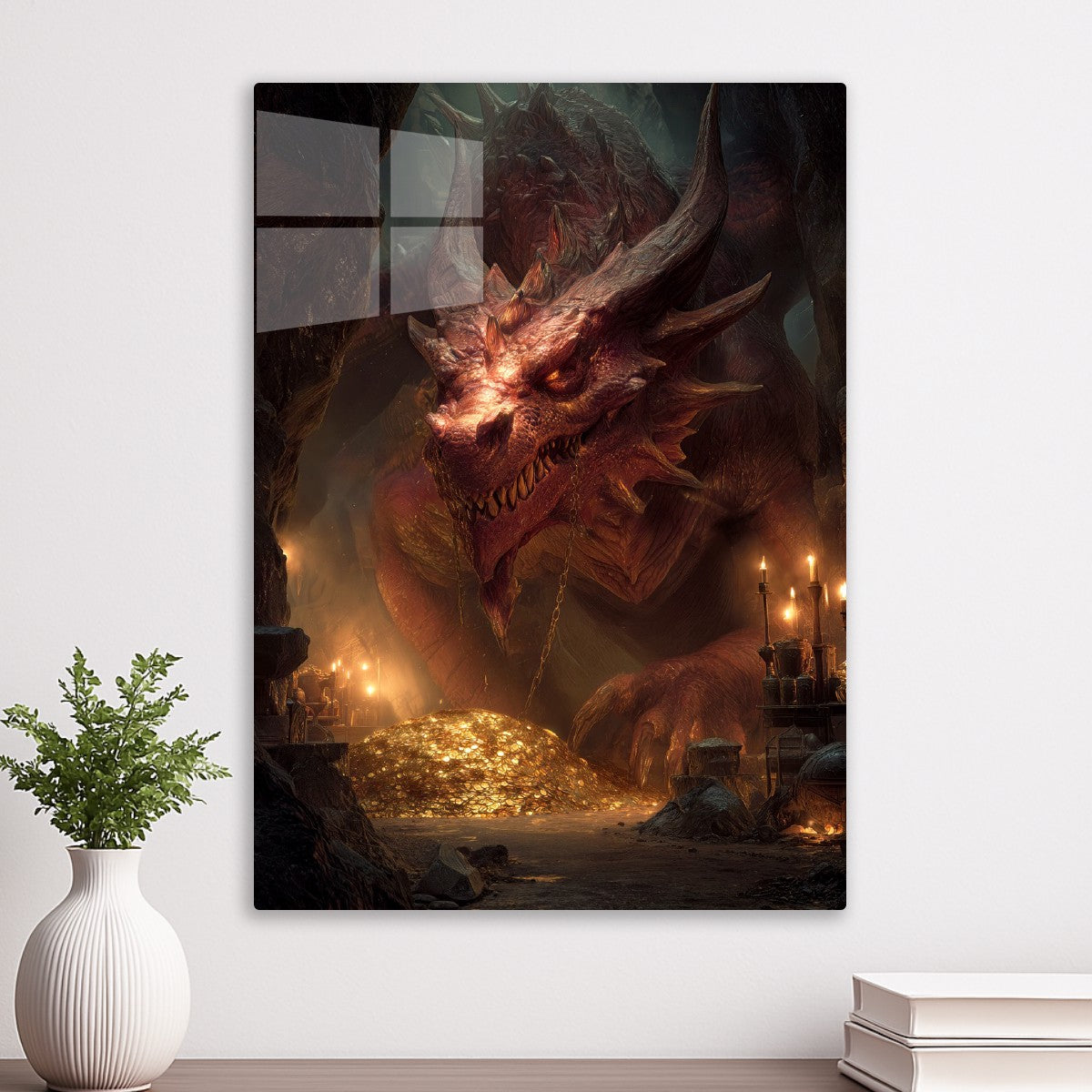 Majestic Dragon and Hoard