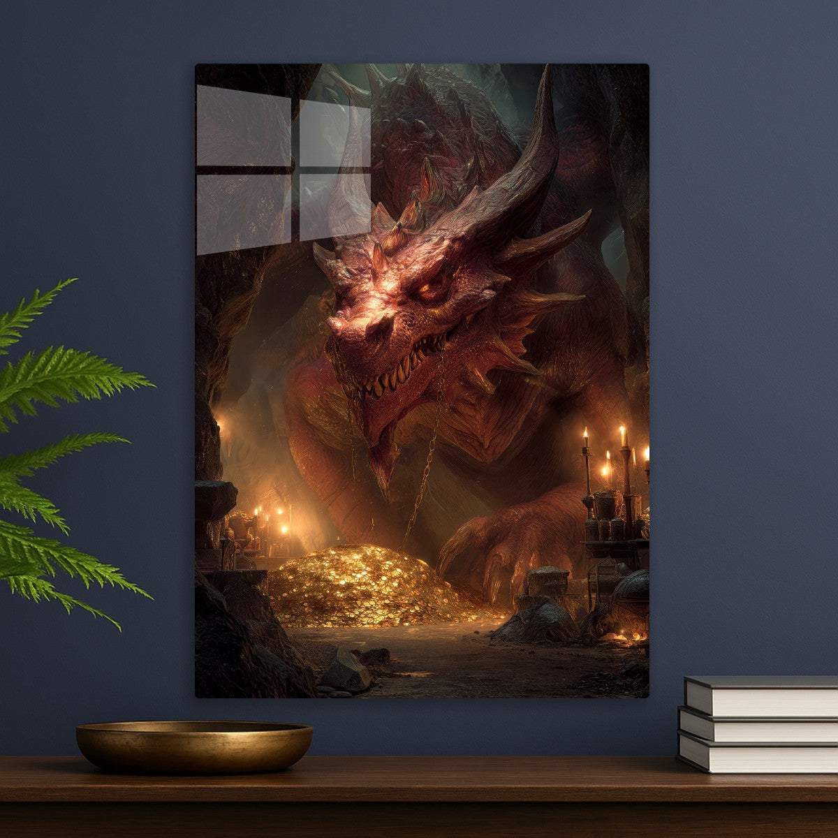 Majestic Dragon and Hoard