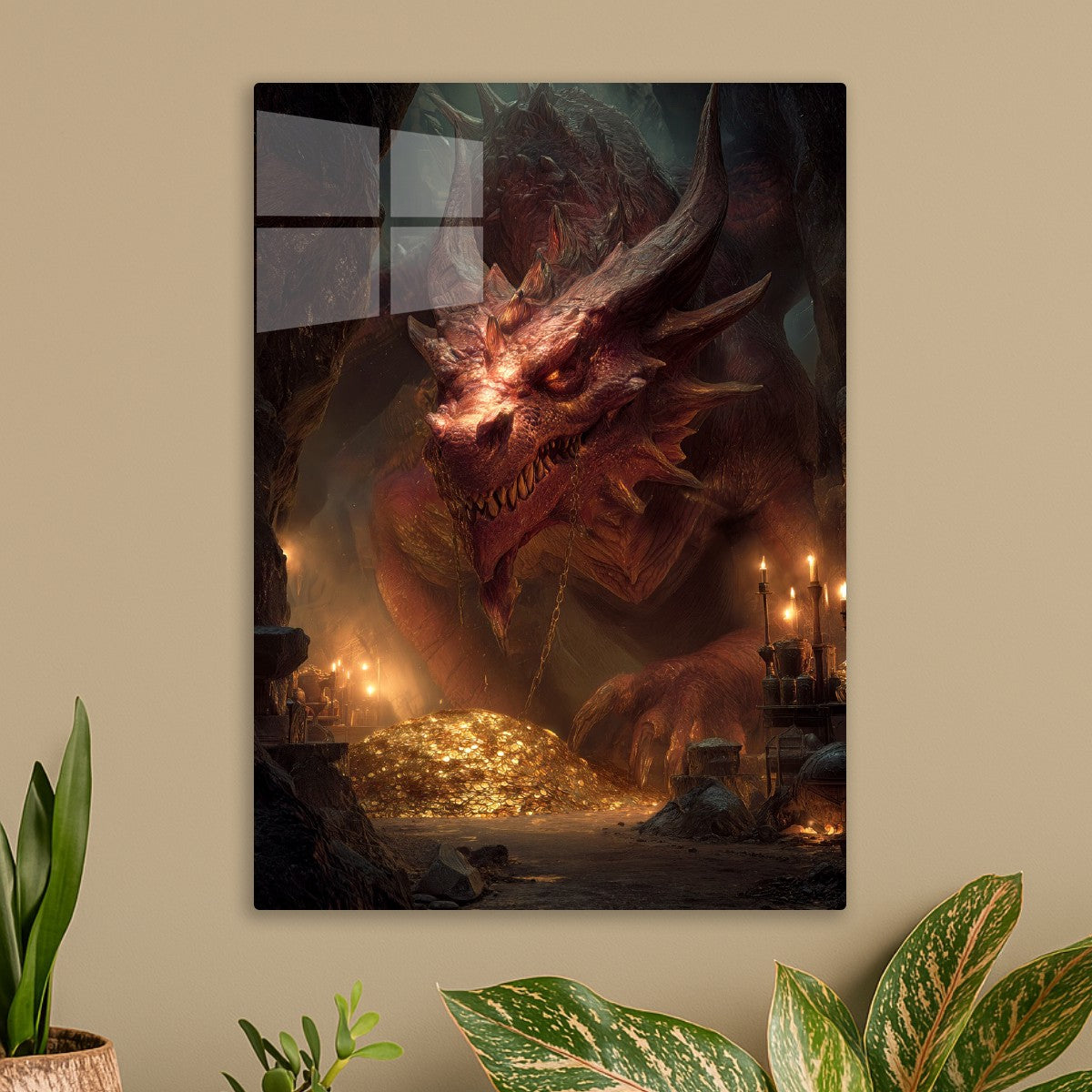 Majestic Dragon and Hoard