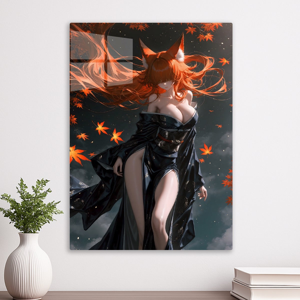 Fox Spirit in the Autumn Night